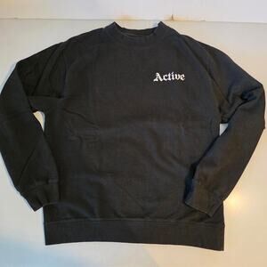 Active rideshop black crewneck sweatshirt